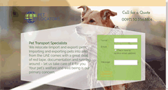 Desktop Screenshot of pet-relocators.com